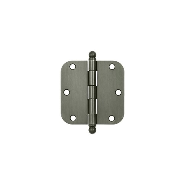 S35R515A-BT Ball Tip 5/8 Radius Hinge Antique Nickel, 10PK
